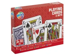 Speelkaarten Moxy set à 2 doosjes met 55 kaarten