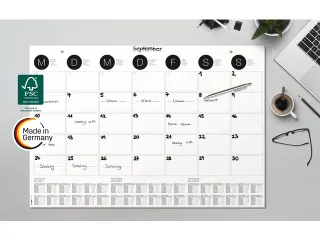 Designonderlegger Sigel muur- kalender/onderlegger 27/28/29 59,5x41cm - 5