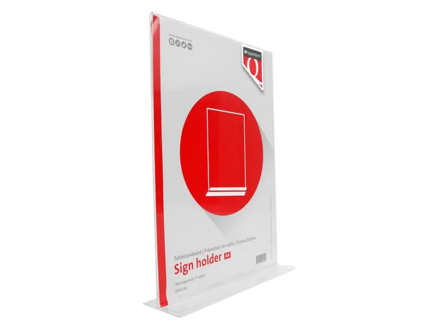 Kaarthouder Quantore A4 T-staand