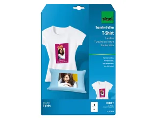 Inkjetfolie Sigel A4 Transfer blanco 3 vel voor opstrijken - 1