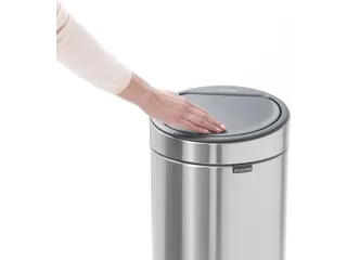 Touch bin New 30 Liter Prullenbak Mat Staal - 9