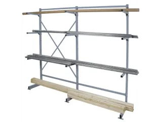 Draagarmstelling Basis+aanbouw Hxbxd 1950x2090x450mm 3staanders 9arm - 1