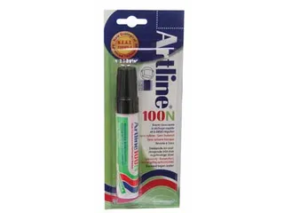 Permanent marker Artline 100 zwart op blister - 2