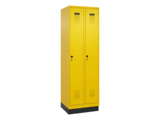 locker,HxBxD 1950x600x500mm,2vak,vak B 300mm,draaigrendel,sokkel - 3