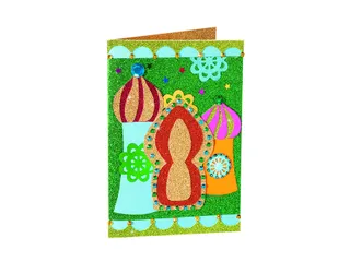 Glitterkarton Folia 50x70cm 300gr 15 vel 15 kleuren - 3