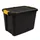 Robuuste Opbergbox 60 Liter Zwart Met Handgrepen