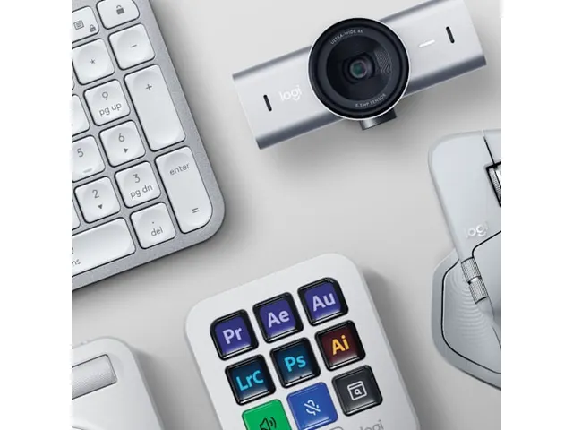 Logitech MX Master 4 draadloze muis 8 knoppen rechts Bluetooth grijs