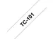 Ruban de lettrage Brother P-Touch TC-101 standard 12mm noir sur transp