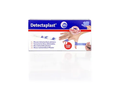 Detectaplast 8548 pleister elastisch X-Ray blauw 180x20mm 100 Stuks