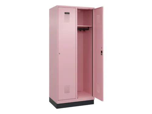 locker,HxBxD 1950x800x500mm,2vak,vak B 400mm,cil.-slot,sokkel