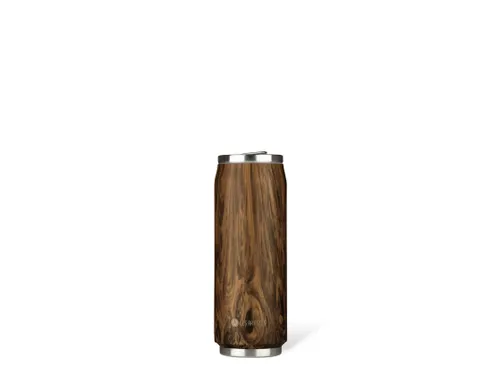 Thermosbeker Les Artistes Paris blik 500ml Wood met Rietje