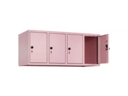 opzetkast,v. locker,4vak.,vak B 300mm,HxBxD 500x1200x500mm