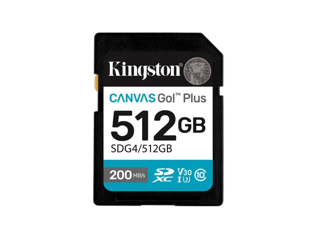 512GB SDXC Canvas Go Plus Gen4 200MB/s C10 UHS-I U3 V30
