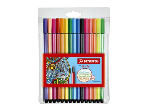 Viltstift Stabilo 68 10+5 Neon