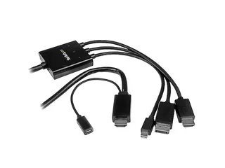 HDMI, DisplayPort of Mini DisplayPort naar HDMI adapter kabel - 2 m - 1