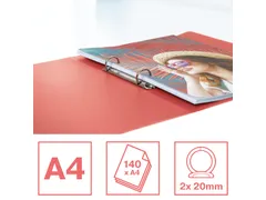 Colour'Breeze ringmap 2 ringen PP A4 koraal