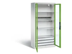 acculaadkast 1950x930x500mm 5stekkerdozen 230V cil.-slot RDS1108060