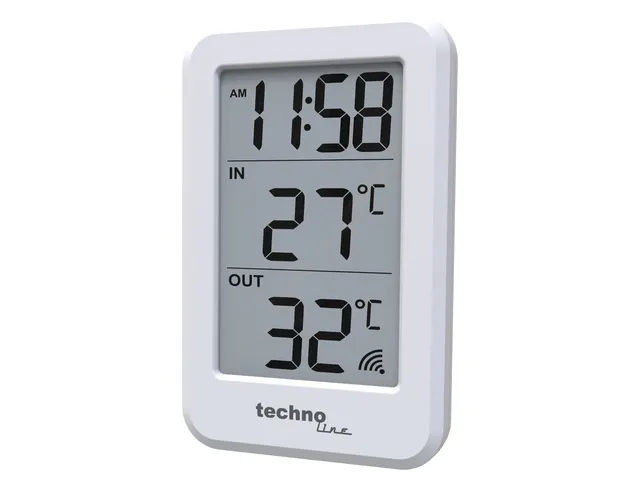 Thermometer Technoline WS 9172 70x110x22mm wit met 1 buitensensor 100m