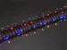 Guirlande lumineuse Stella 120 LED 8m multicolore câble vert 24V