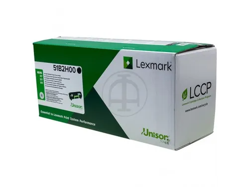 51B2H00 LEXMARK MS/MX toner black return Zwart
