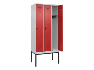locker,HxBxD 2120x900x500mm,3vak,vak B 300mm,draaigrendel - 1