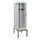 locker met bank,voor scheiding van kleding,HxBxD 2120x600x815mm,2vak