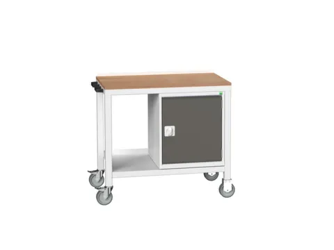 werkbank,verrijdbaar,HxBxD 930x1000x600mm,multiplexblad