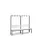 Omkleedbank L 1960Mm Pvc-Zitlatten Enkelzijdige Hakenlijst Ral7021