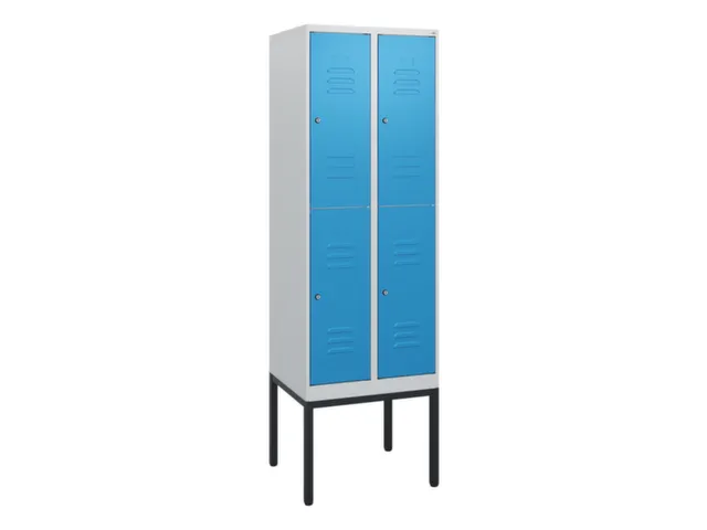dubbeldekse locker,HxBxD 1950x600x500mm,2x2vak.,vak B 300mm