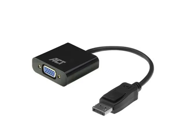 Adapter ACT DisplayPort naar VGA 0.15 meter