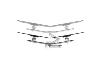 Viewmate monitorarm 2 Schermen Bureau 602 Zilver - 3