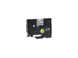 Labeltape Brother Compatible P-Touch Tze121 9Mm Zwart Op Transparant