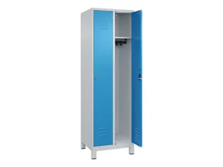 locker,HxBxD 1950x600x500mm,2vak,vak B 300mm,cil.-slot,voeten - 2