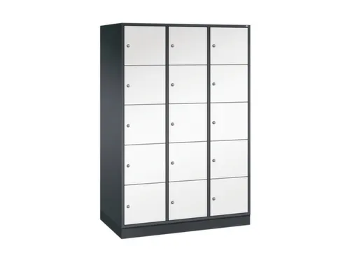 grootvolume-lockersysteem,HxBxD 1950x1220x600mm,3x5vakken,cil.-slot