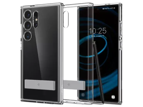 Spigen Ultra Hybrid S Galaxy S24 Ultra hoesje transparant