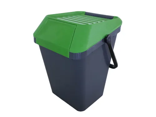 Easymax Afvalbak 45 Liter Grijs Groen