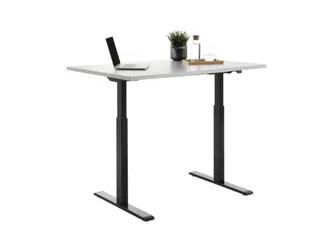 Elektrisch ihv bureau,HxBxD 700-1200x1200x800mm,blad grijs - 4