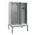 locker met bank,voor scheiding van kleding,HxBxD 2120x1200x815mm,4vak