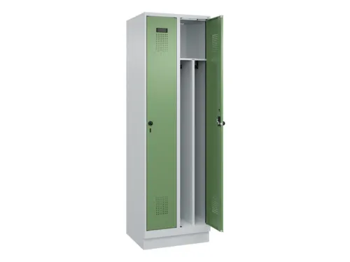 locker voor scheiding van kleding,HxBxD 1950x600x500mm,2vak