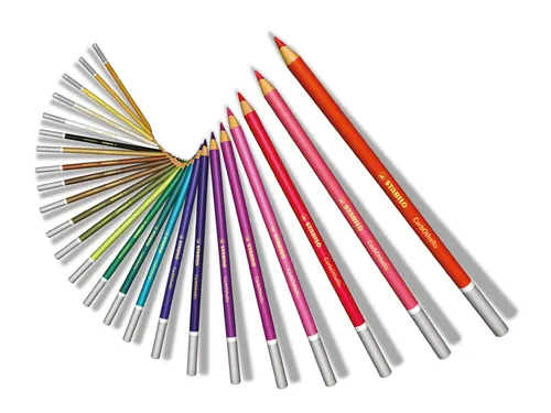 Kleurpotloden STABILO CarbOthello kalkpastel assorti blik à 24 stuks