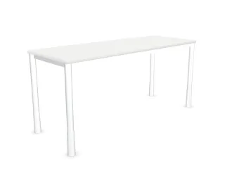 In hoogte verstelbaar bureau,HxBxD 720-840x1600x600mm,Bl-wit - 2