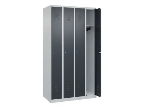 locker,HxBxD 1850x1000x500mm,4vak,vak B 250mm,cil.-slot