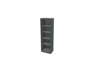 kantoorstelling,HxBxD 1895x600x445mm,MS-donkergrijs - 2