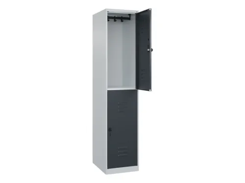 dubbeldekse locker,HxBxD 1850x400x500mm,1x2vak.,vak B 400mm