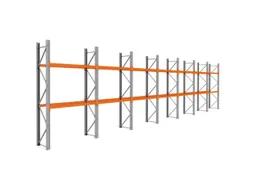 palletstelling,basis+6xaanbouw,HxBxD 3360x13575x750mm,vakl. 3000kg