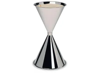 Zandasbak Rvs Hxø 730X400Mm Ronde Trechter Incl. Sticker - 2