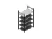 rayonnage pour classeurs,rayonnage départ,HxlxP 1750x1060x635mm