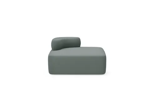 Poefmodule Rocada Volga-D 100x62x92cm compact grijs