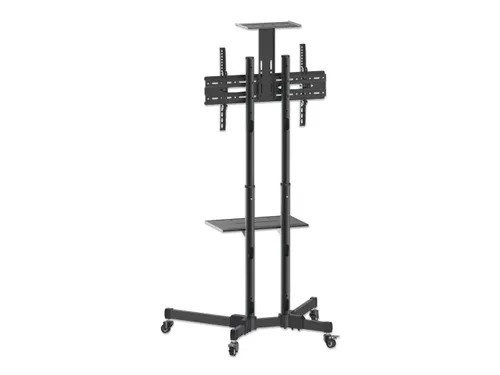 Trolley voor TV’s en monitoren, voor schermen 37 inch–65 inch, VES