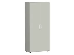 Draaideurkast Hxbxd 1810x800x420mm 4 Legborden/5 Oh Lichtgrijs